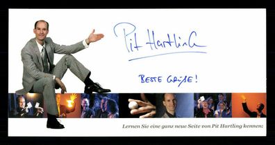 Pit Hartling Autogrammkarte Original Signiert Zauberer ## G 25586