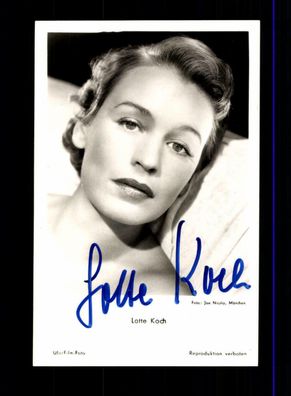 Lotte Koch UFA Autogrammkarte Original Signiert ## BC 155700