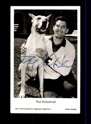 Paul Hubschmid Rüdel Autogrammkarte Original Signiert ## BC 155703