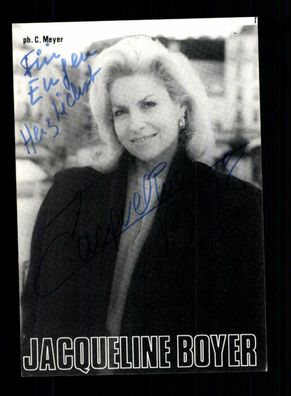 Jacqueline Boyer Autogrammkarte Original Signiert ## BC 157245