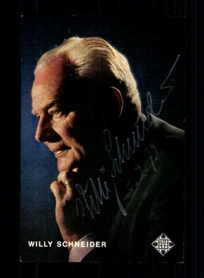 Willy Schneider Autogrammkarte Original Signiert ## BC 157806