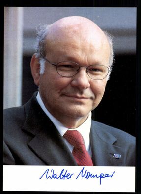 Walter Momper Autogrammkarte Original Signiert ## 36895