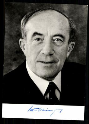 Werner Dollinger Autogrammkarte Original Signiert ## 38126