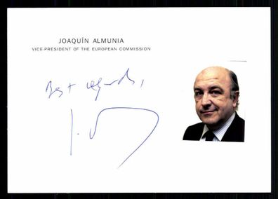 Joaquin Almunia Original Signiert ## BC 39523