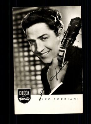 Vico Torriani Autogrammkarte Original Signiert ## BC 157868