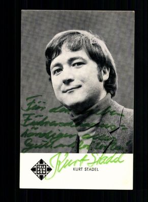 Kurt Stadel Autogrammkarte Original Signiert ## BC 157889