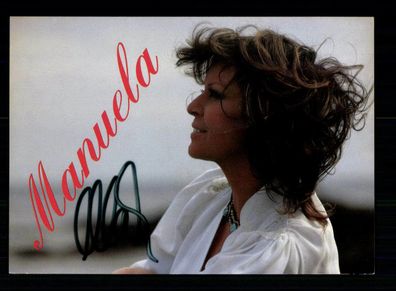 Manuela Autogrammkarte Original Signiert ## BC 158198