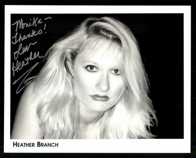 Heather Branch Autogrammkarte Original Signiert ## BC G 26196