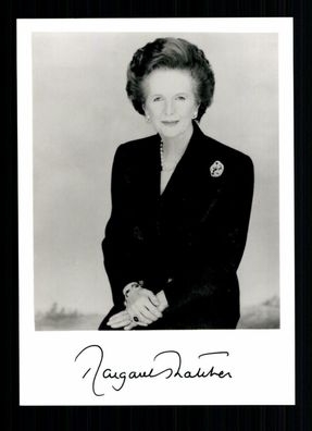 Margaret Thatcher Autogrammkarte ## BC G 26464 D