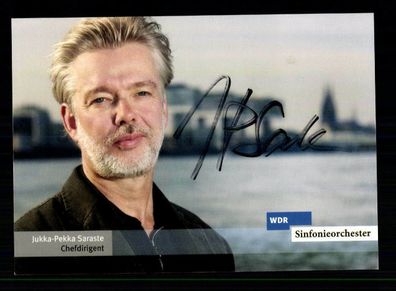Jukka Pekka Saraste Autogrammkarte Original Signiert ## BC 159451