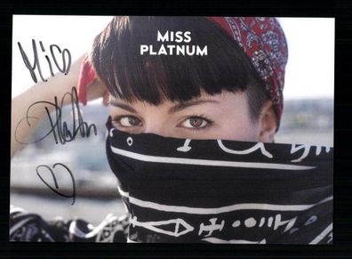 Miss Platnum Autogrammkarte Original Signiert ## BC 159540