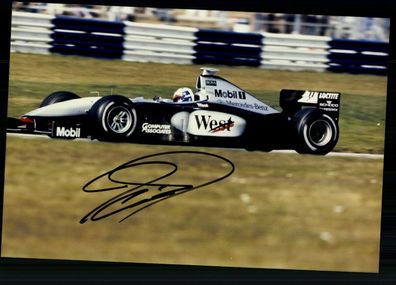 David Coulthard Foto Original Signiert Formel 1 Fahrer 1994-2008 ## BC G 26921