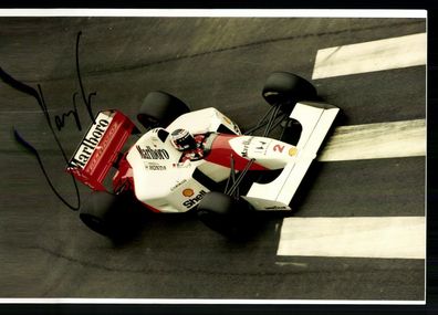 Gerhard Berger Foto Original Signiert Formel 1 Fahrer 1987-1997 ## BC G 26936