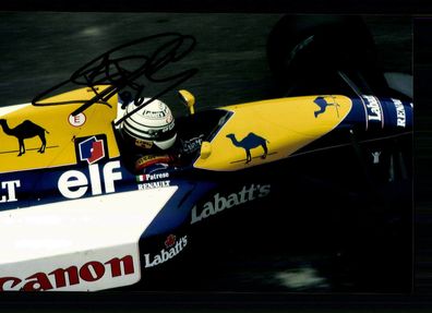 Riccardo Patrese Foto Original Formel 1 Fahrer 1977-1993 ## BC G 26979