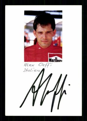 Alex Caffi Original Signiert Formel 1 Fahrer 1986-1991 ## G 27208