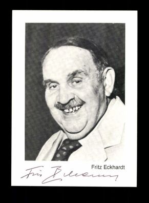 Fritz Eckhardt Autogrammkarte Original Signiert ## BC 159656
