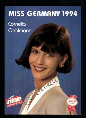 Cornelia Oehlmann Autogrammkarte Original Signiert Model ## BC 160086