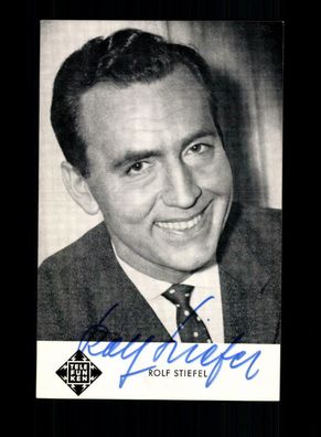 Rolf Stiefel Autogrammkarte Original Signiert ## BC 160177