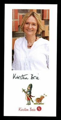 Kirsten Brie Autogrammkarte Original Signiert Schriftstellerin ## BC G 27525