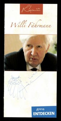 Willi Fährmann Autogrammkarte Original Signiert Schriftstellerin ## BC G 27526