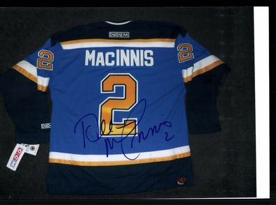 Al Macinnis Foto Original Signiert Eishockey ## BC G 27601
