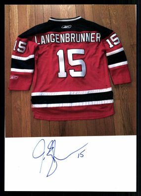 Jamie Langenbrunner Foto Original Signiert Eishockey ## BC G 27606