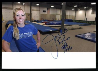Michelle Joy Phelps Foto Original Signiert Fitnes Trainerin ## BC G 27607