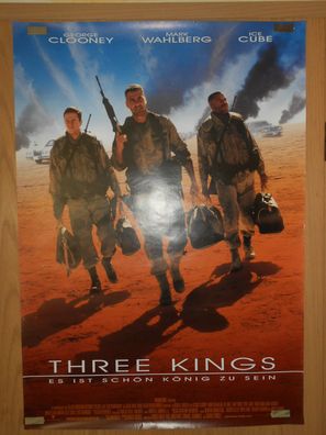 Three Kings George Clooney - Filmplakat 60x80cm gerollt
