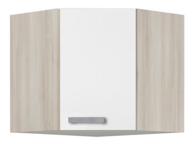 Baylango Kult Küchen-Eck-Hängeschrank »Genf«, weiß, Breite 60 x 60 cm