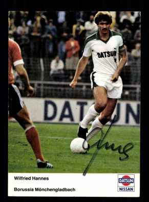 Wilfried Hannes Autogrammkarte Borussia Möchengladbach 1982-83 Original Signiert