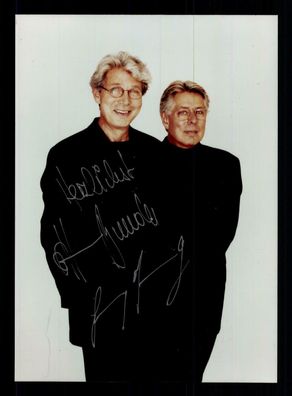 Hans und Georg Bundy Foto Original Signiert Star Frisseure # BC G 27996