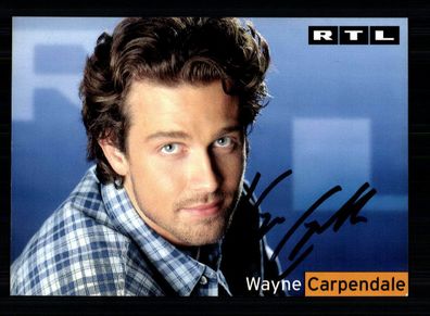 Wayne Carpendale RTL Autogrammkarte Original Signiert ## BC 160892