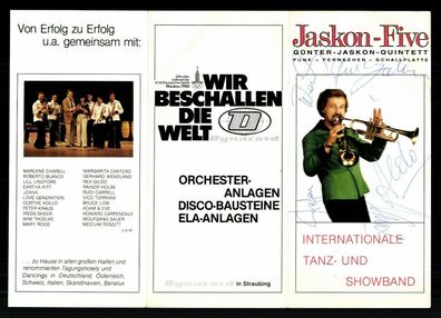 Günter Jaskon Quintett Original Signiert ## BC G 28516