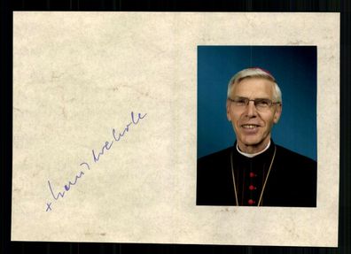 Paul Wehrle Weihbischof in Freiburg im Breisgau Original Signiert # BC 161391