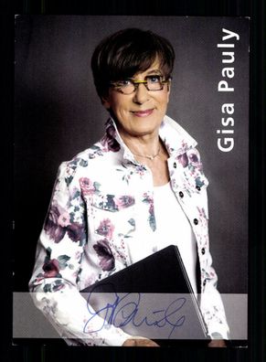 Gisela Pauly Autogrammkarte Original Signiert Schriftsteller ## BC 161571