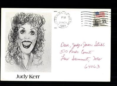 Judy Kerr Autogrammkarte Original Signiert Schriftsteller ## BC 161610