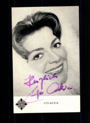 Lys Assia Telefunken Autogrammkarte Original Signiert ## BC 161682