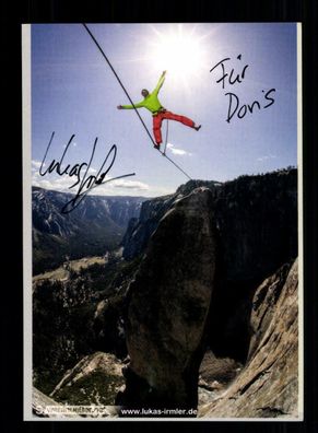 Lukas Irmler Autogrammkarte Original Signiert Bergsteiger # BC 161872