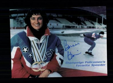Bonnie Blair Autogrammkarte Original Signiert Eisschnelllauf