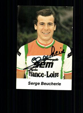 Serge Beucherie Autogrammkarte Original Signiert Radfahren