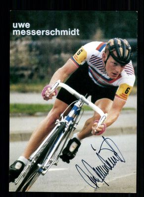 Uwe Messerschmidt Autogrammkarte Original Signiert Radfahren