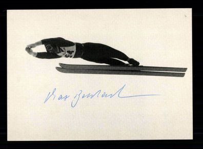 Max Bolkart Autogrammkarte Original Signiert Skispringen