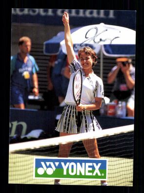Martina Hingis Autogrammkarte Original Signiert Tennis
