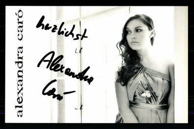 Alexandra Caro Autogrammkarte Original Signiert ## BC G 29258