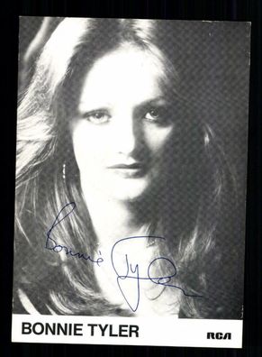 Bonnie Tyler Autogrammkarte ## BC 162582 D