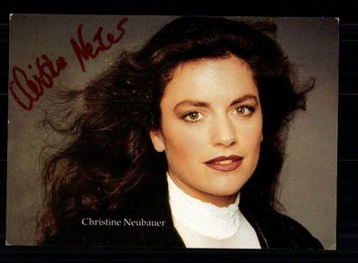 Christine Neubauer Autogrammkarte Original Signiert ## BC 162782