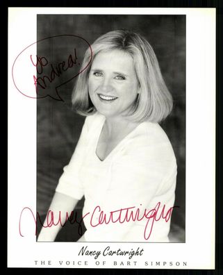Nancy Cartwright Autogrammkarte Original Signiert ## BC G 29482