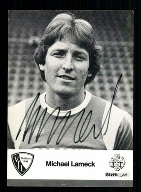 Michael Lameck Autogrammkarte VfL Bochum 70er Jahre Original Signiert