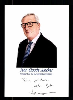 Jean Claude Juncker Autogrammkarte Original Signiert # BC 163749