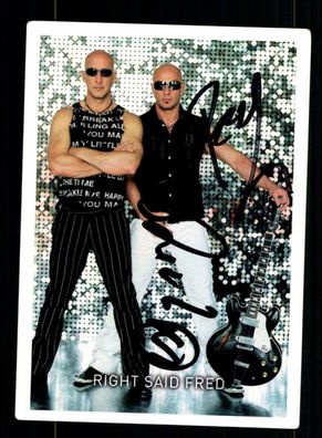 Right Said Fred Autogrammkarte Original Signiert ## BC 163852